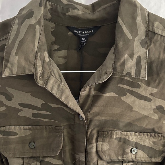 Lucky Brand Olive Long Sleeve Dress - Picture 5 of 6